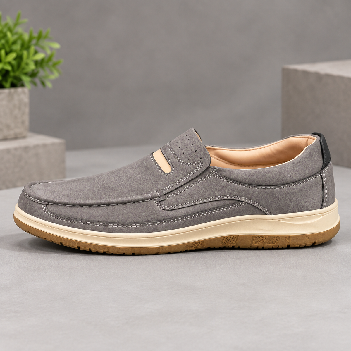 Grey Medicated Shoes