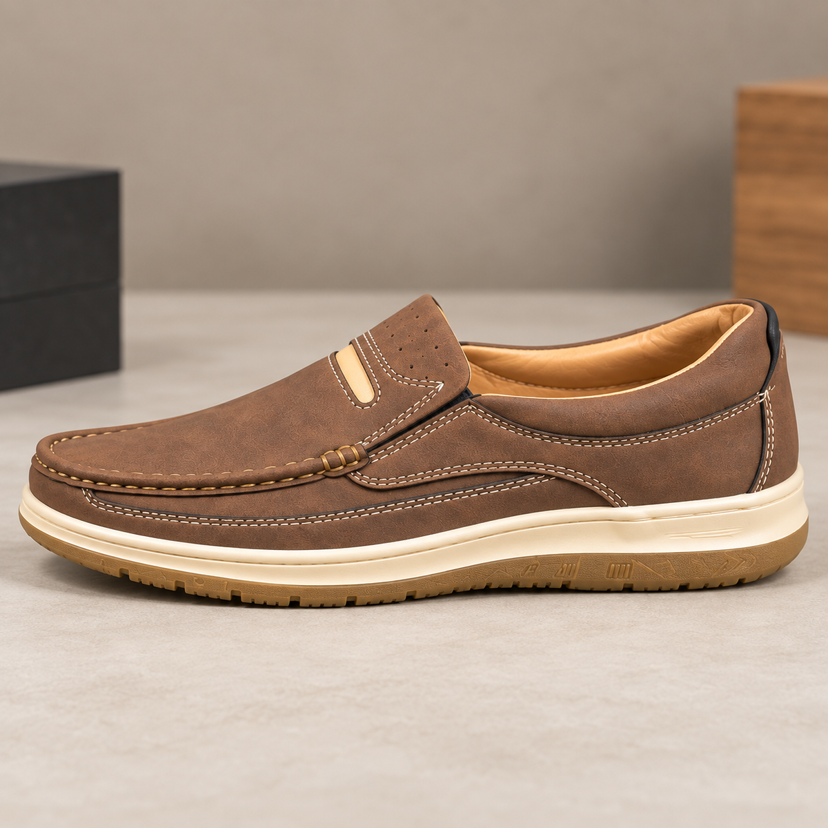 Brown Medicated Shoes