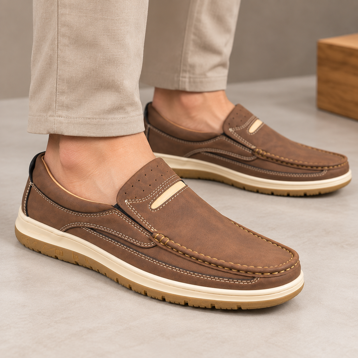 Brown Medicated Shoes