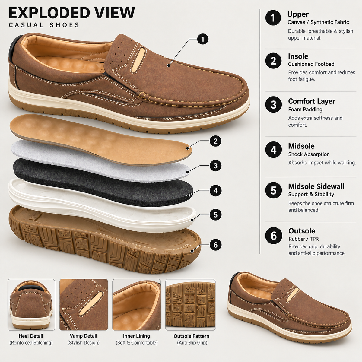 Brown Medicated Shoes